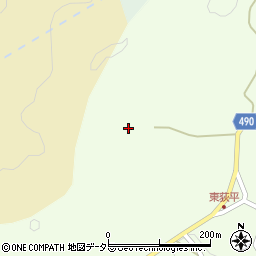 愛知県豊田市東萩平町伊ノ木垣内周辺の地図