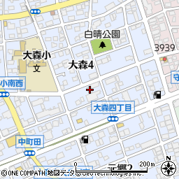 愛知県名古屋市守山区大森4丁目1507周辺の地図