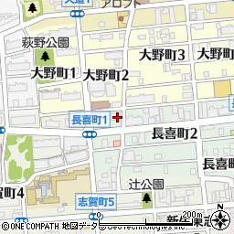 愛知県名古屋市北区長喜町1丁目20周辺の地図