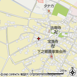 滋賀県犬上郡甲良町下之郷1424周辺の地図