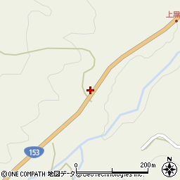 愛知県豊田市黒田町上手593周辺の地図