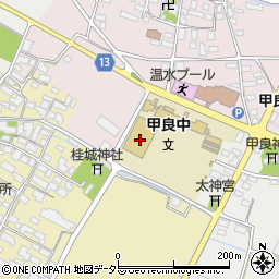滋賀県犬上郡甲良町在士394-1周辺の地図