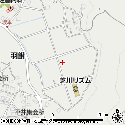 静岡県富士宮市羽鮒周辺の地図