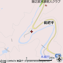 愛知県豊田市木瀬町枇杷平1133-30周辺の地図