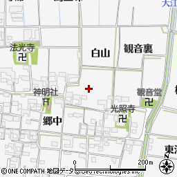 愛知県あま市花正周辺の地図