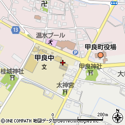 滋賀県犬上郡甲良町在士357-10周辺の地図
