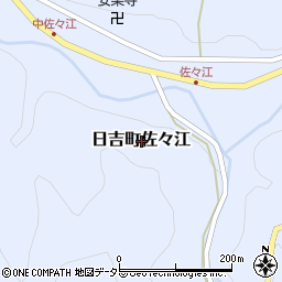 京都府南丹市日吉町佐々江周辺の地図