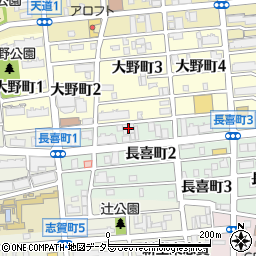 愛知県名古屋市北区長喜町2丁目36周辺の地図