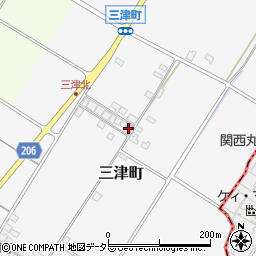 滋賀県彦根市三津町307周辺の地図