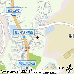 愛知県瀬戸市八幡町253周辺の地図