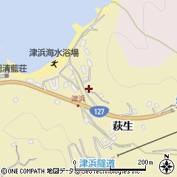 千葉県富津市萩生104周辺の地図