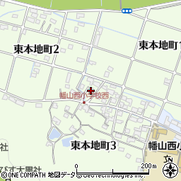 愛知県瀬戸市東本地町周辺の地図