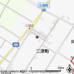 滋賀県彦根市三津町299周辺の地図