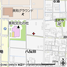 愛知県あま市花正地先周辺の地図