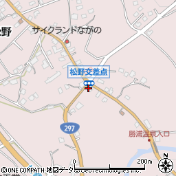 松野周辺の地図