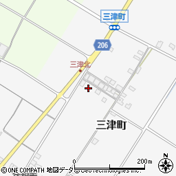 滋賀県彦根市三津町294周辺の地図