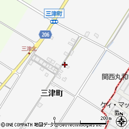 滋賀県彦根市三津町171周辺の地図