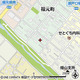 愛知県瀬戸市福元町164周辺の地図