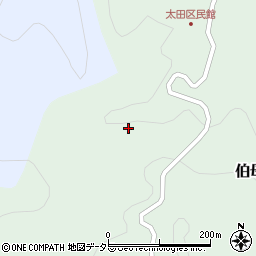 愛知県豊田市伯母沢町山ノ田周辺の地図