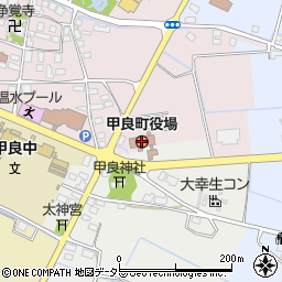 滋賀県甲良町（犬上郡）周辺の地図