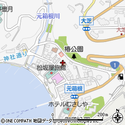 元箱根観光協会周辺の地図