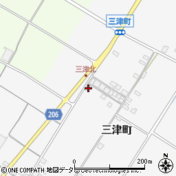 滋賀県彦根市三津町289周辺の地図