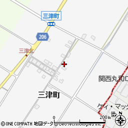 滋賀県彦根市三津町170周辺の地図