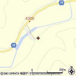 京都府南丹市日吉町四ツ谷窪田周辺の地図