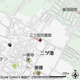 三ツ池児童館周辺の地図