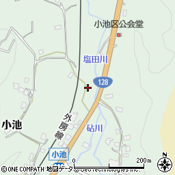 千葉県いすみ市小池周辺の地図