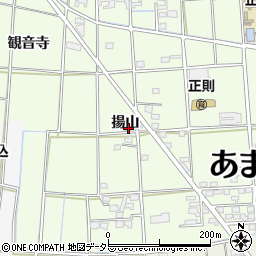 愛知県あま市二ツ寺揚山29周辺の地図