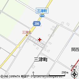 滋賀県彦根市三津町312周辺の地図