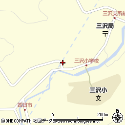 奥出雲町　三沢公民館周辺の地図