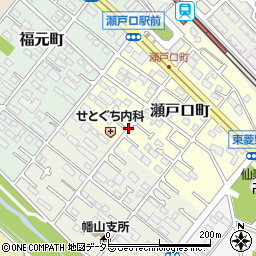 愛知県瀬戸市瀬戸口町周辺の地図