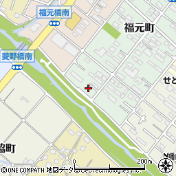 愛知県瀬戸市福元町149-4周辺の地図