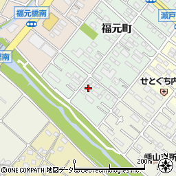 愛知県瀬戸市福元町155周辺の地図
