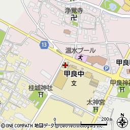滋賀県犬上郡甲良町在士392-1周辺の地図