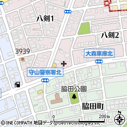 サガミ　本社周辺の地図