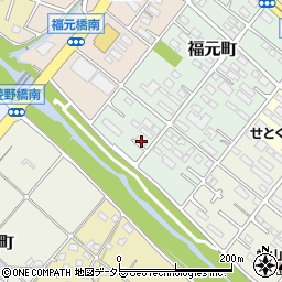 愛知県瀬戸市福元町146周辺の地図
