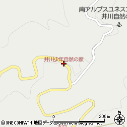 井川少年自然の家周辺の地図