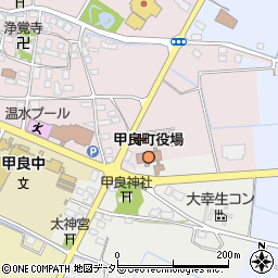 滋賀県犬上郡甲良町在士351周辺の地図