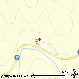 京都府南丹市日吉町四ツ谷室周辺の地図