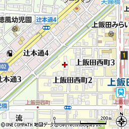 深田工業株式会社本社　名古屋営業所周辺の地図