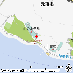 箱根小田急山のホテル周辺の地図