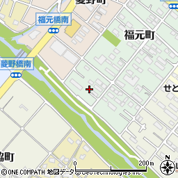 愛知県瀬戸市福元町145周辺の地図