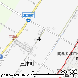 滋賀県彦根市三津町167周辺の地図