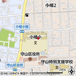 小幡小学校周辺の地図