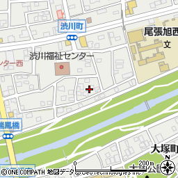 愛知県尾張旭市渋川町3丁目11周辺の地図
