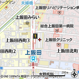 ケア２１上飯田周辺の地図
