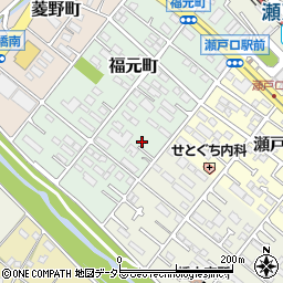 愛知県瀬戸市福元町82周辺の地図